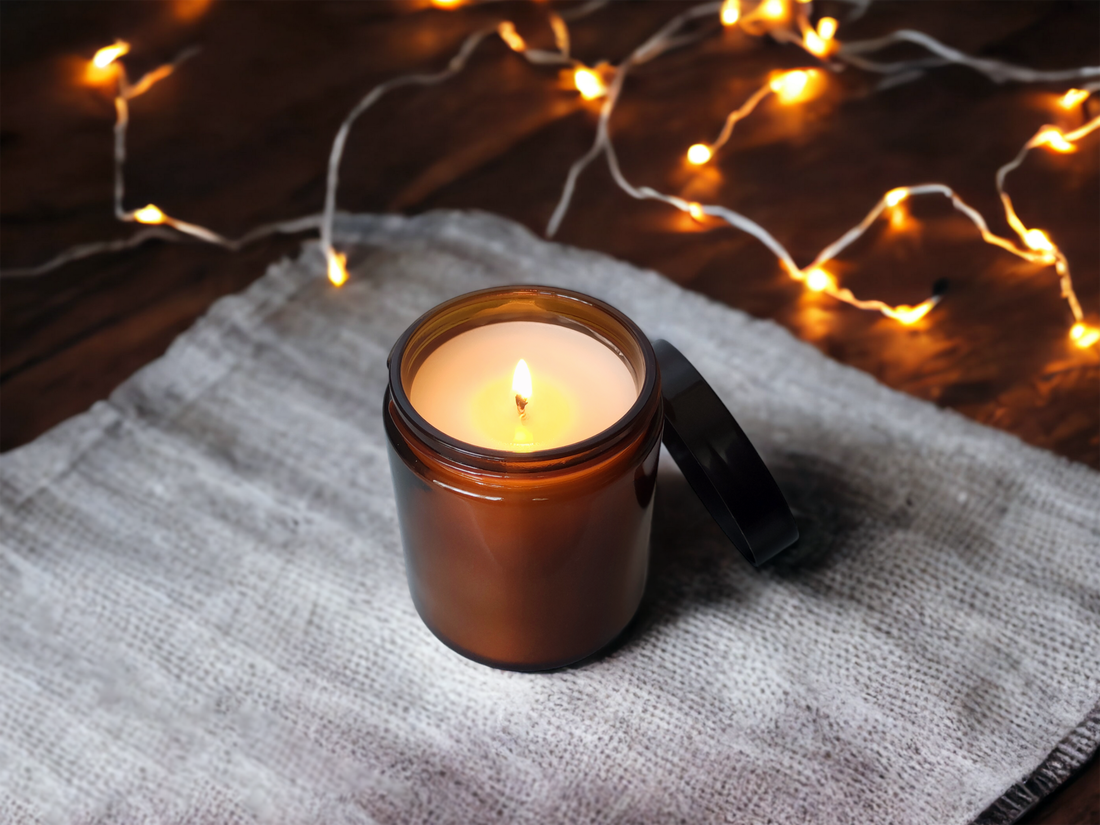 Lumânare cu VIN FIERT - 120g, 200g lumânare din ceară de soia lucrată manual, lumânare de Crăciun - crăciun - decorațiuni de crăciun de casă - lumânări parfumate de crăciun - Artynos.ro