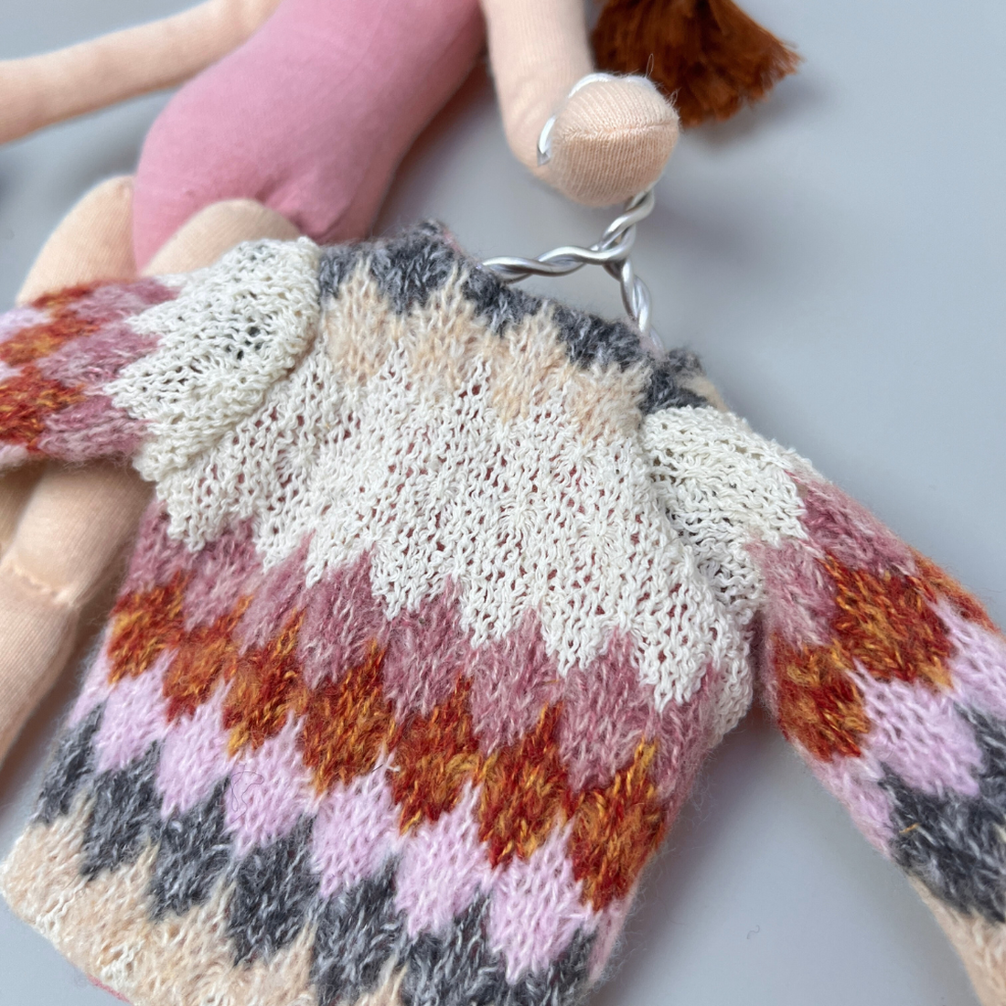 Bogi Baba - Set de iarnă - jucării și echipamente pentru copii - plușuri - păpușă croșetată, păpușă de pluș - Artynos.ro