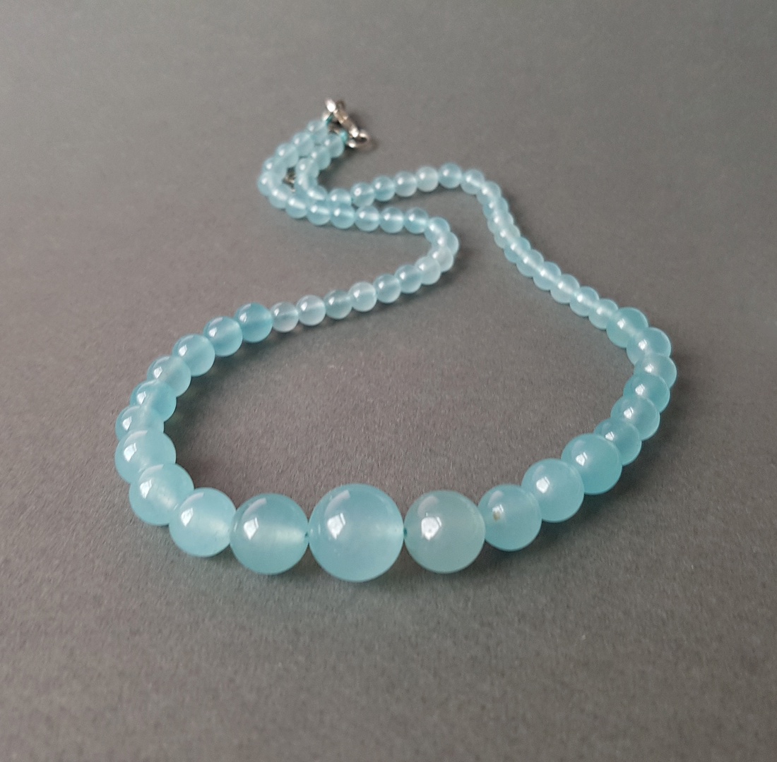 Colier cu Aquamarine Acvamarin Colier pietre semipretioase albastre colier margele turcoaz cadou sotie iubita - bijuterii - coliere - coliere cu mărgele - Artynos.ro Colier cu Aquamarine Acvamarin Colier pietre semipretioase albastre colier margele turcoaz cadou sotie iubita - bijuterii - coliere - coliere cu mărgele - Artynos.ro
