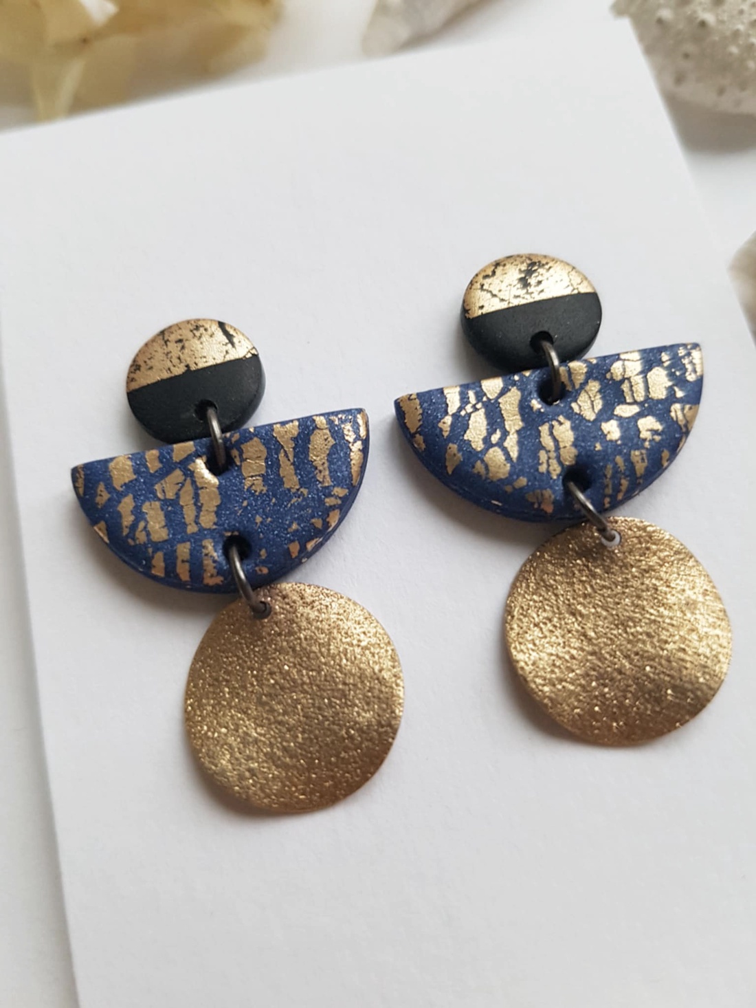 Cercei contemporani cercei supradimensionati argila polimerica, cercei atarnatori cercei pentru vacanta cadou Craciun  - bijuterii - cercei - cercei lungi - Artynos.ro