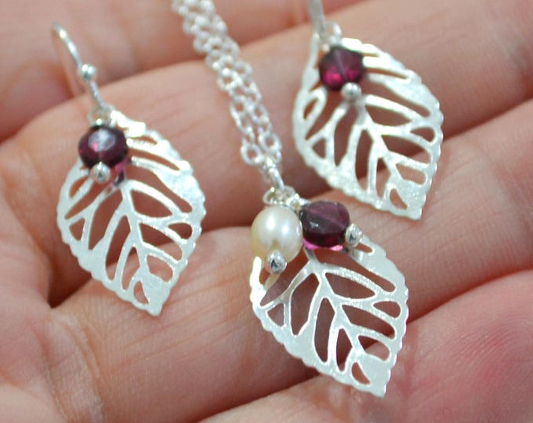 Set de bijuterii artizanal set colier bratara cercei inel agrafe bijuterii din rasina bijuterii cu flori cadou craciun  - bijuterii - seturi de bijuterii - Artynos.ro