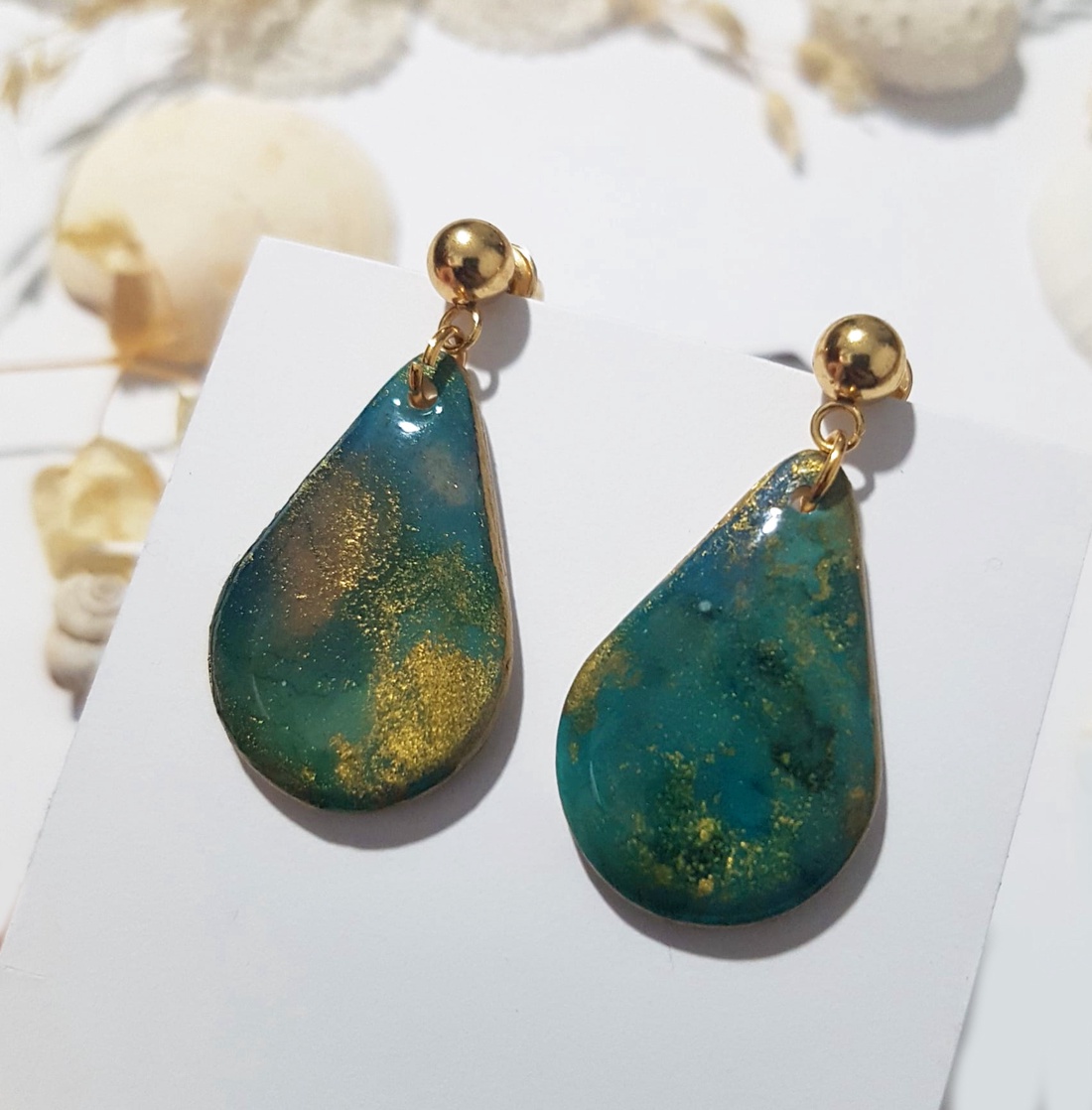 Cercei moderni fimo Cercei statement cercei hoops cercei verzi cercei atarnatori geometrici bijuterie moderna cadou - bijuterii - cercei - cercei hoops - Artynos.ro