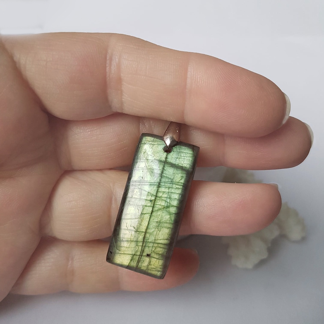 Pandantiv din labradorit colier labradorit pandantiv zodia sagetator leu scorpion pandantiv cristal natural cadou barbat - bijuterii - coliere - pandative - Artynos.ro