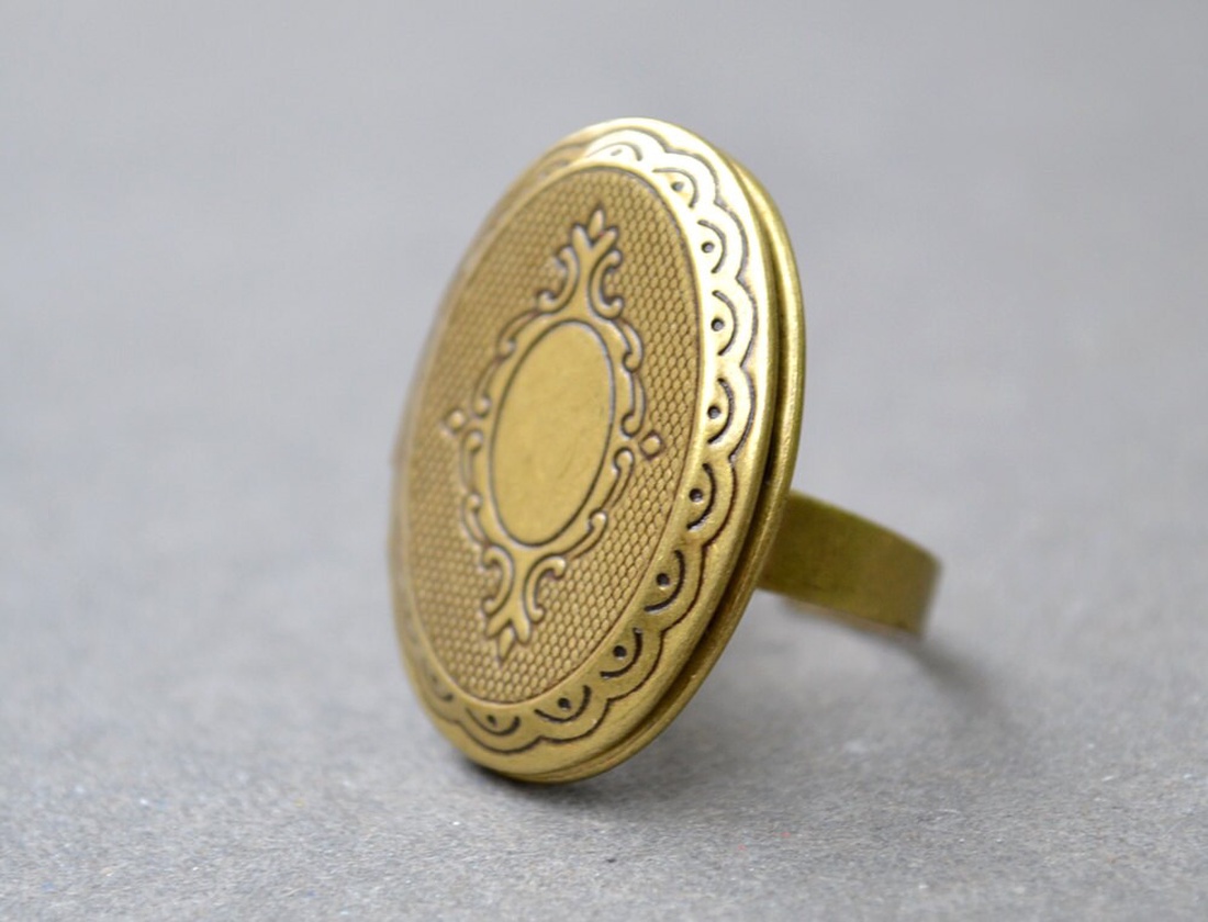 Inel reglabil filigran inel statement ajustabil trandafir inel vintage floare cadou pentru fiica bijuterie unic martie - bijuterii - inele - inele statement - Artynos.ro