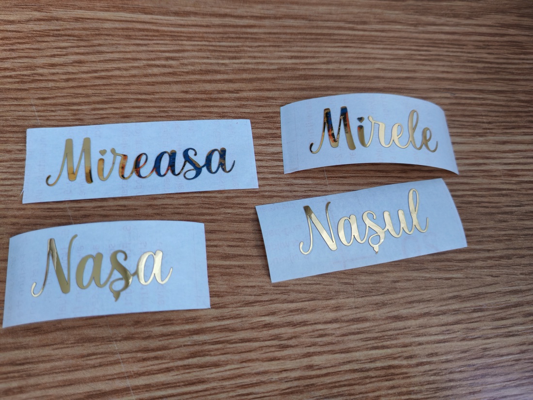 Stickere metalice auri personalizate � strălucire unică pentru cadouri, ambalaje și produse handmade - casă & stil de viață - produse de papetărie - pachet stickere - Artynos.ro