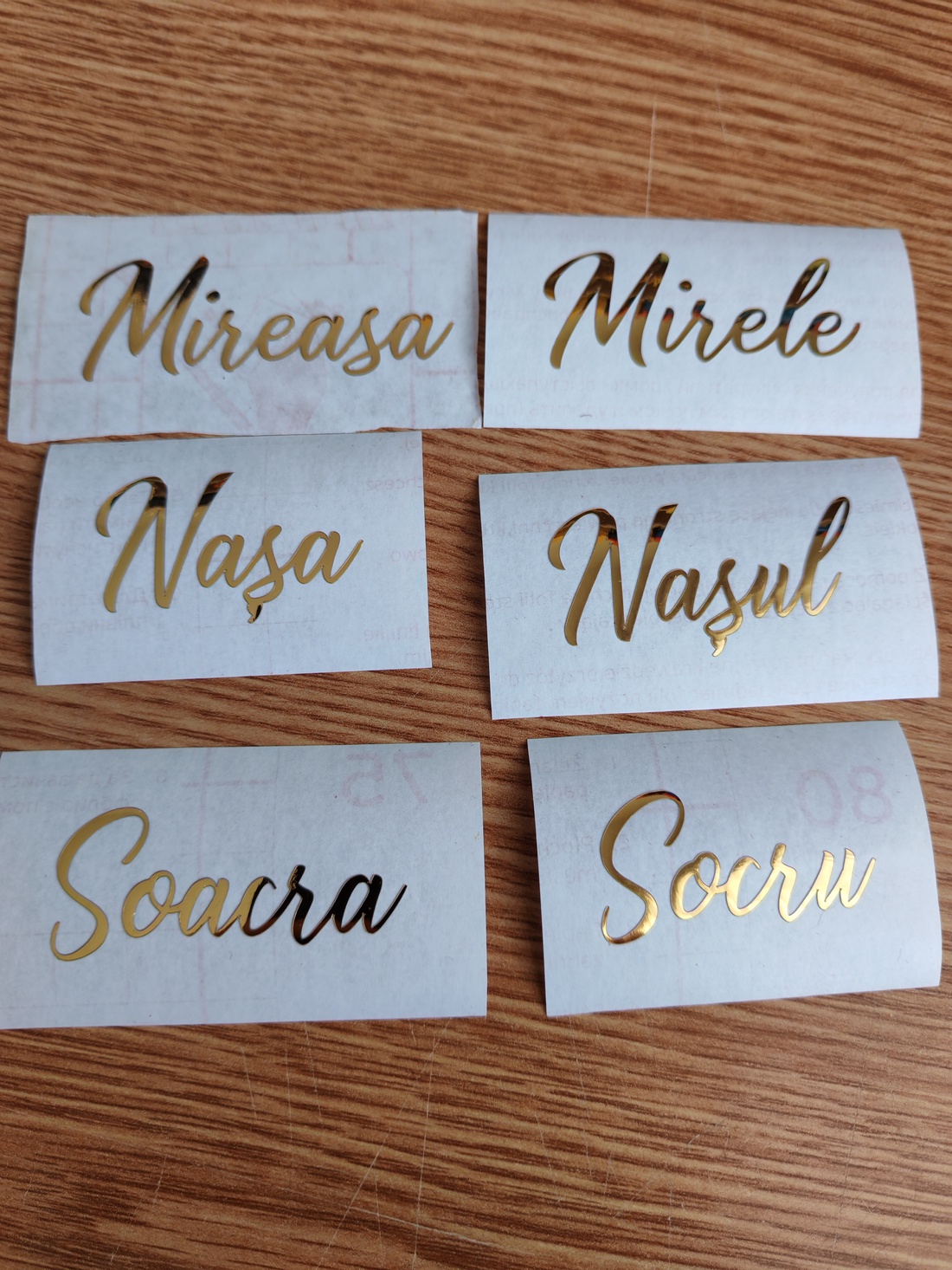 Stickere metalice auri personalizate - casă & stil de viață - produse de papetărie - pachet stickere - Artynos.ro