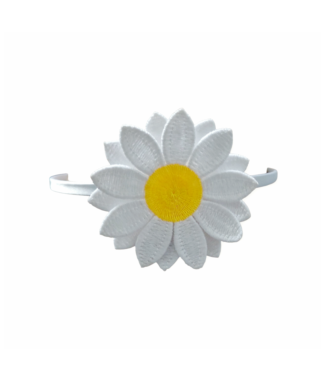 Cordeluta cu margareta brodata - îmbrăcăminte și modă - accesorii păr - accesorii de păr - Artynos.ro Cordeluta cu margareta brodata - îmbrăcăminte și modă - accesorii păr - accesorii de păr - Artynos.ro