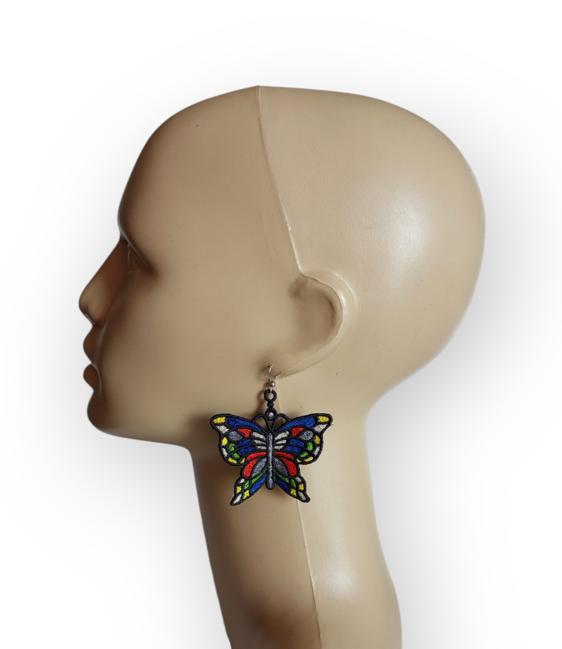 Cercei Fluturi Stanied Glass - bijuterii - cercei - cercei agățați - Artynos.ro