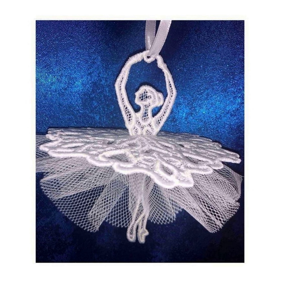 Balerina 3D Brodata  - casă & stil de viață - accesorii pentru decorat casa - decorațiuni de pereți, decorațiuni suspendate - decorațiuni suspendate - Artynos.ro