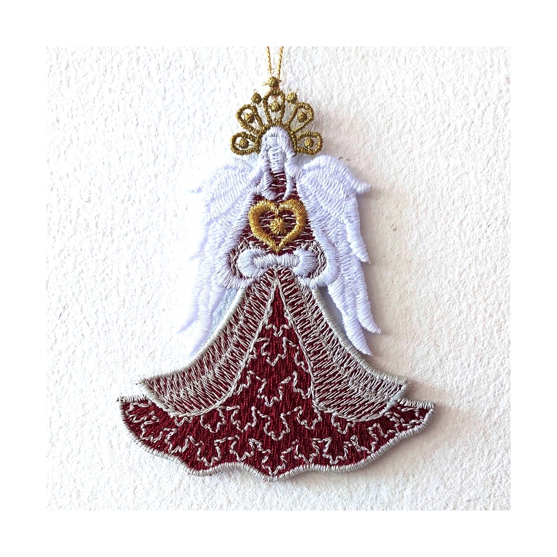 Inger cu Inimioara Decor brad - accesorii de crăciun - decorațiuni de crăciun de casă - decorațiuni pentru pomul de crăciun - Artynos.ro Inger cu Inimioara Decor brad - accesorii de crăciun - decorațiuni de crăciun de casă - decorațiuni pentru pomul de crăciun - Artynos.ro