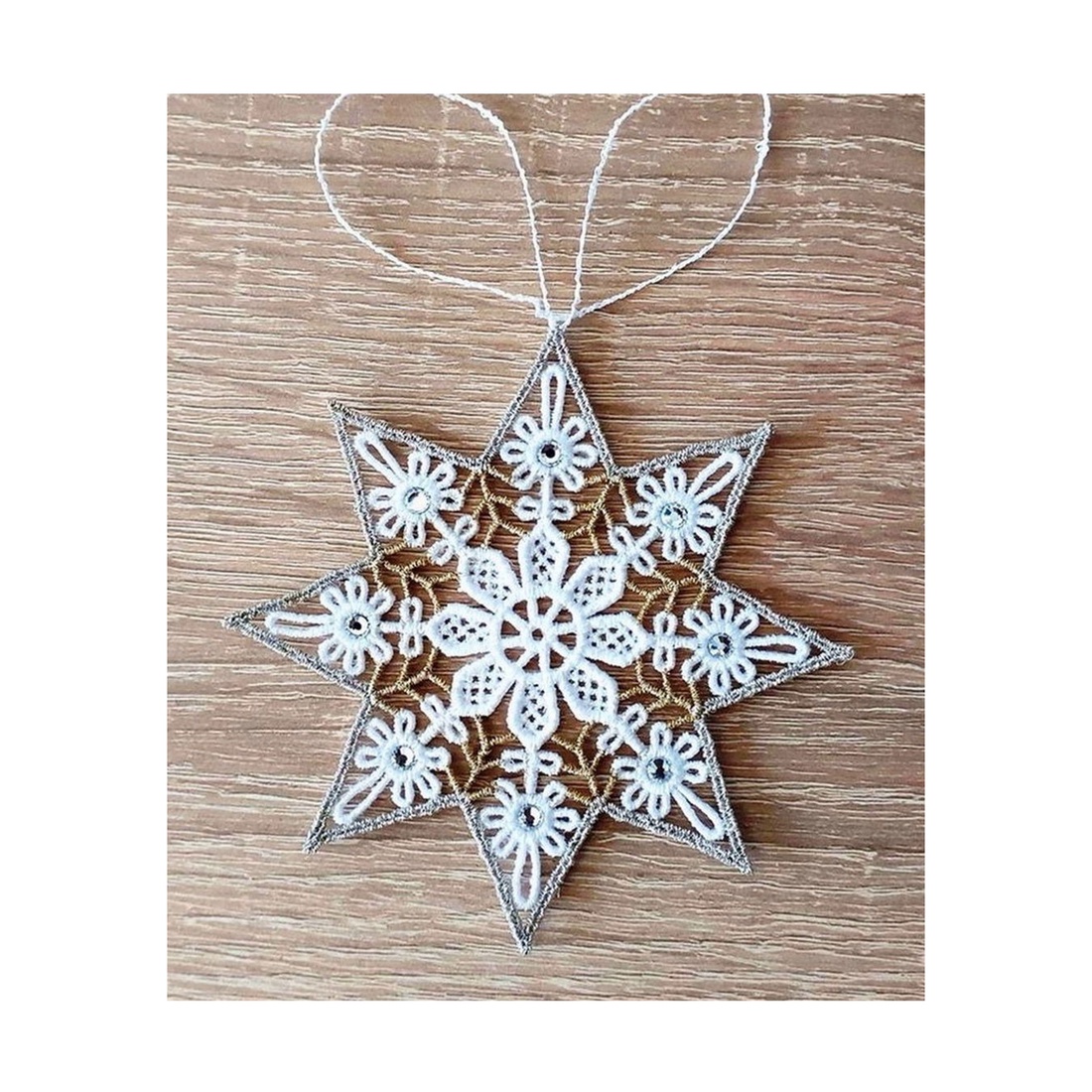 Stea cu Cristale  - crăciun - decorațiuni de crăciun de casă - figurine pentru pomul de crăciun - Artynos.ro