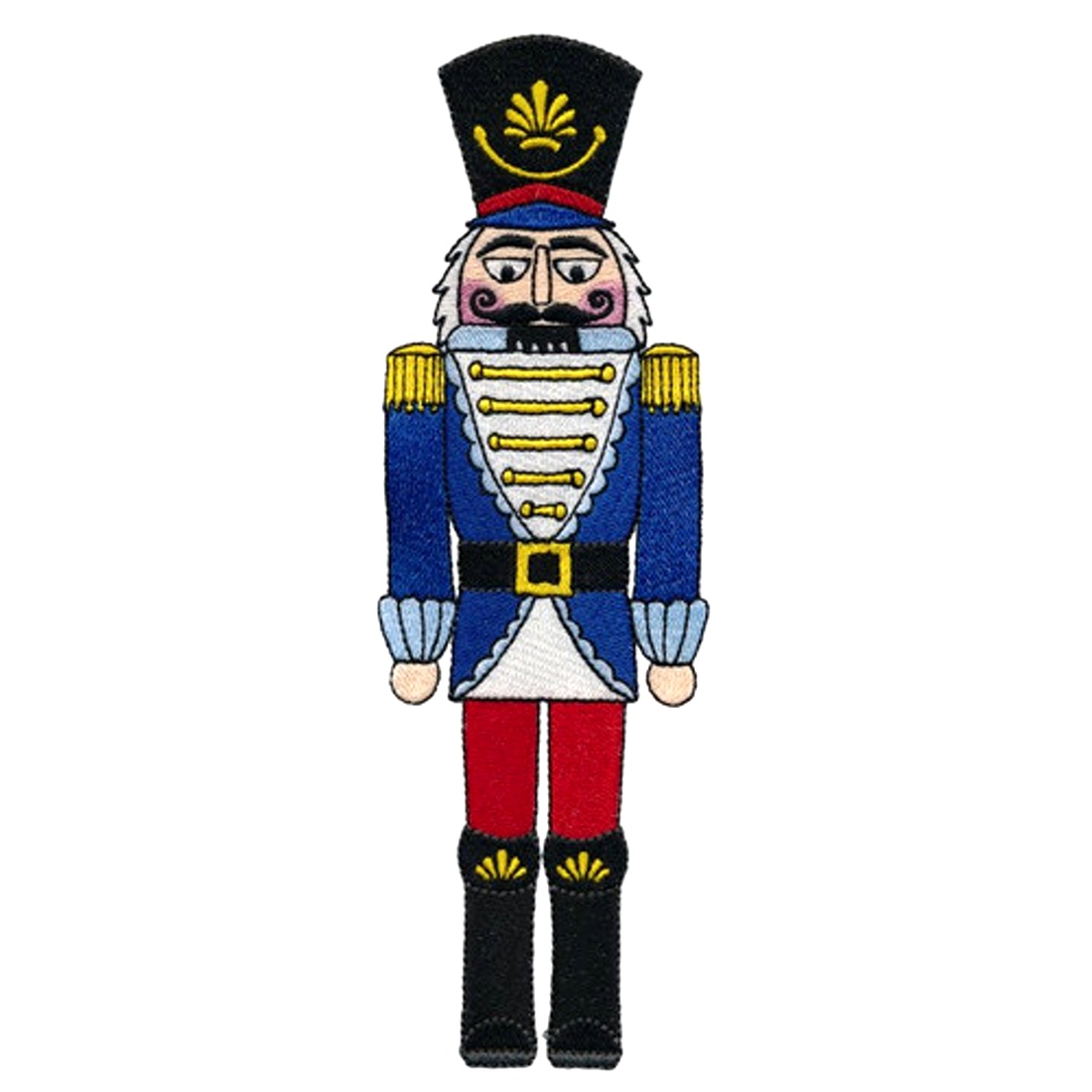 Spargatorul de Nuci 2D Brodat model 3 - crăciun - decorațiuni de crăciun de casă - figurine pentru pomul de crăciun - Artynos.ro