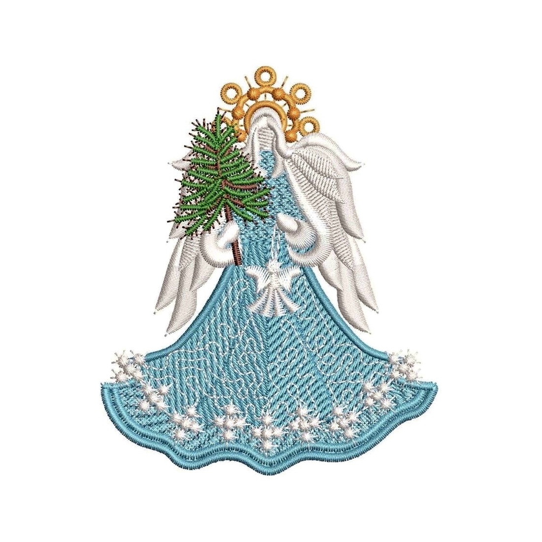 Inger 2D Decor Elegant  - crăciun - decorațiuni de crăciun de casă - figurine pentru pomul de crăciun - Artynos.ro