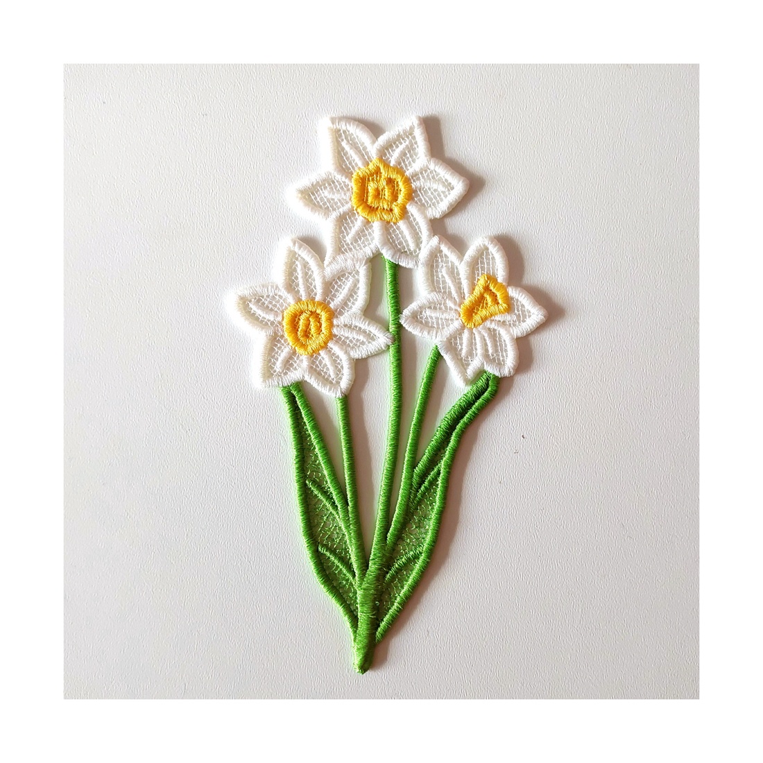 Semn de carte Buchet Narcise - cărți și creații cu tematică muzicală, cadouri - semn de carte - Artynos.ro