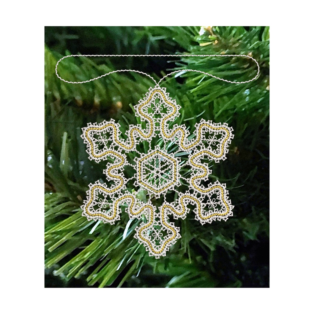 Set Fulgi de Zapada suspendabili - crăciun - decorațiuni de crăciun de casă - globuri de crăciun - Artynos.ro