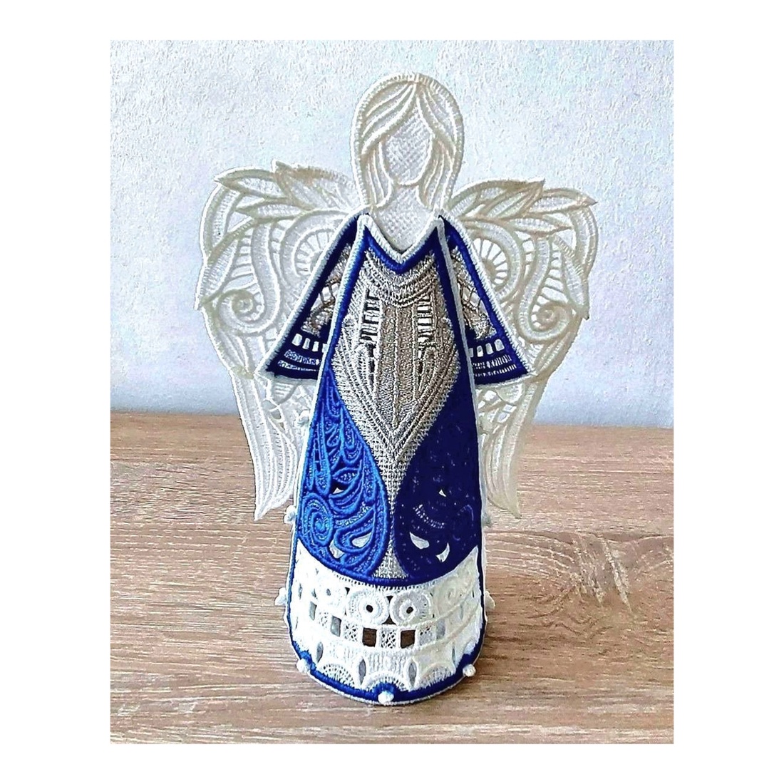 Inger varf brad 3D Brodat - crăciun - decorațiuni de crăciun de casă - figurine pentru pomul de crăciun - Artynos.ro
