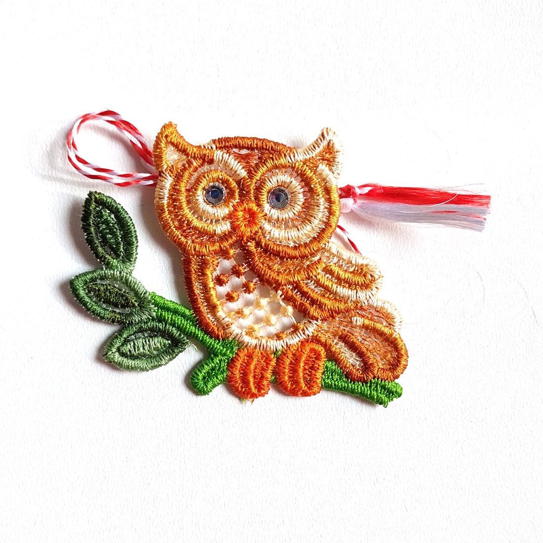 Martisor Bufnita Degrade - bijuterii - mărțișor - Artynos.ro