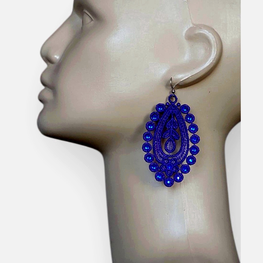 Cercei Royal cu Cristale � Eleganti și Stralucitori - bijuterii - cercei - cercei lungi - Artynos.ro