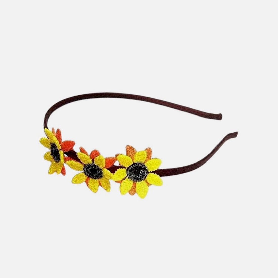 Cordeluta cu Floarea Soarelui - îmbrăcăminte și modă - accesorii păr - accesorii de păr - Artynos.ro