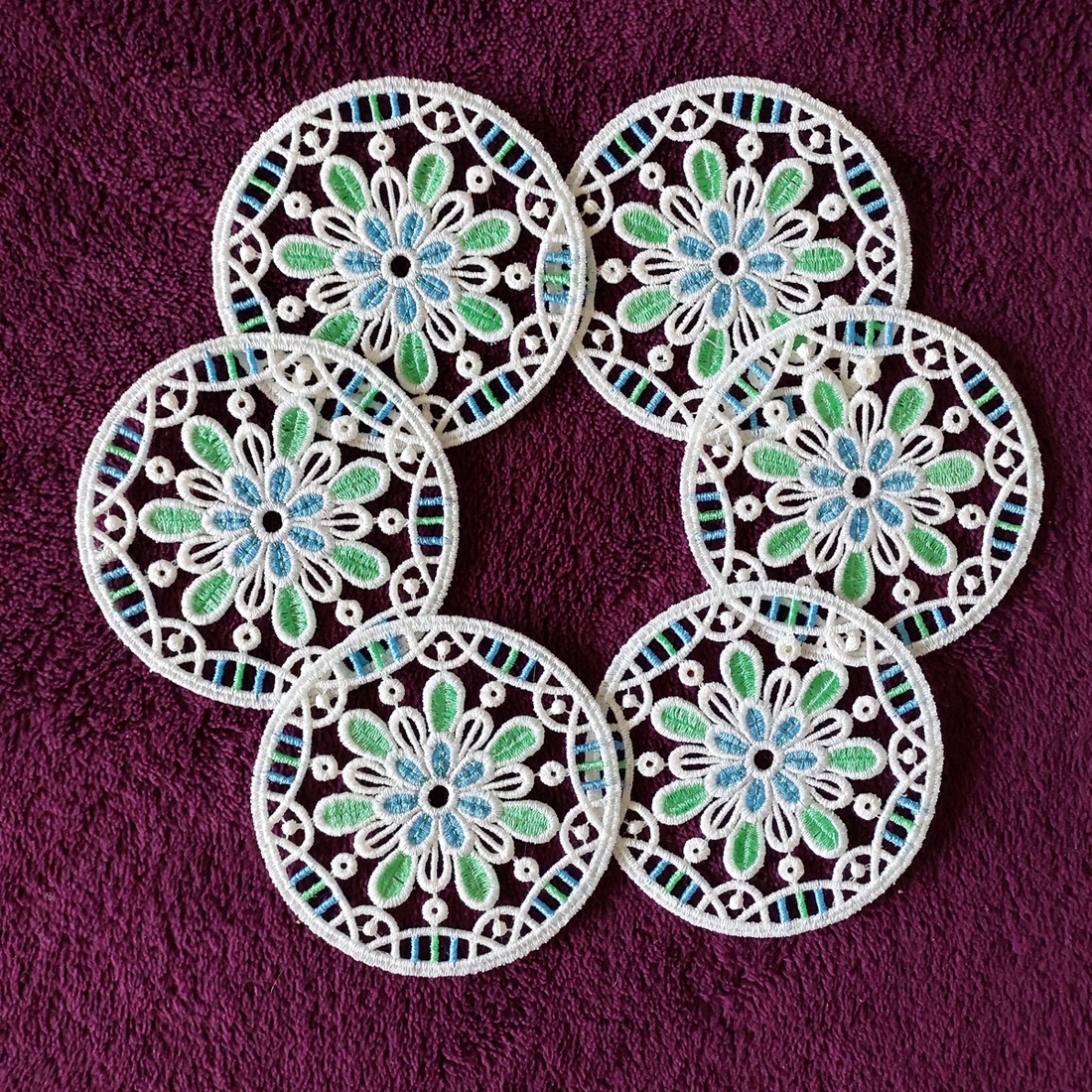 Set Suport Pahare Mandale model 1 - casă & stil de viață - echipamente de bucătărie - accesorii de servire - coastere - Artynos.ro