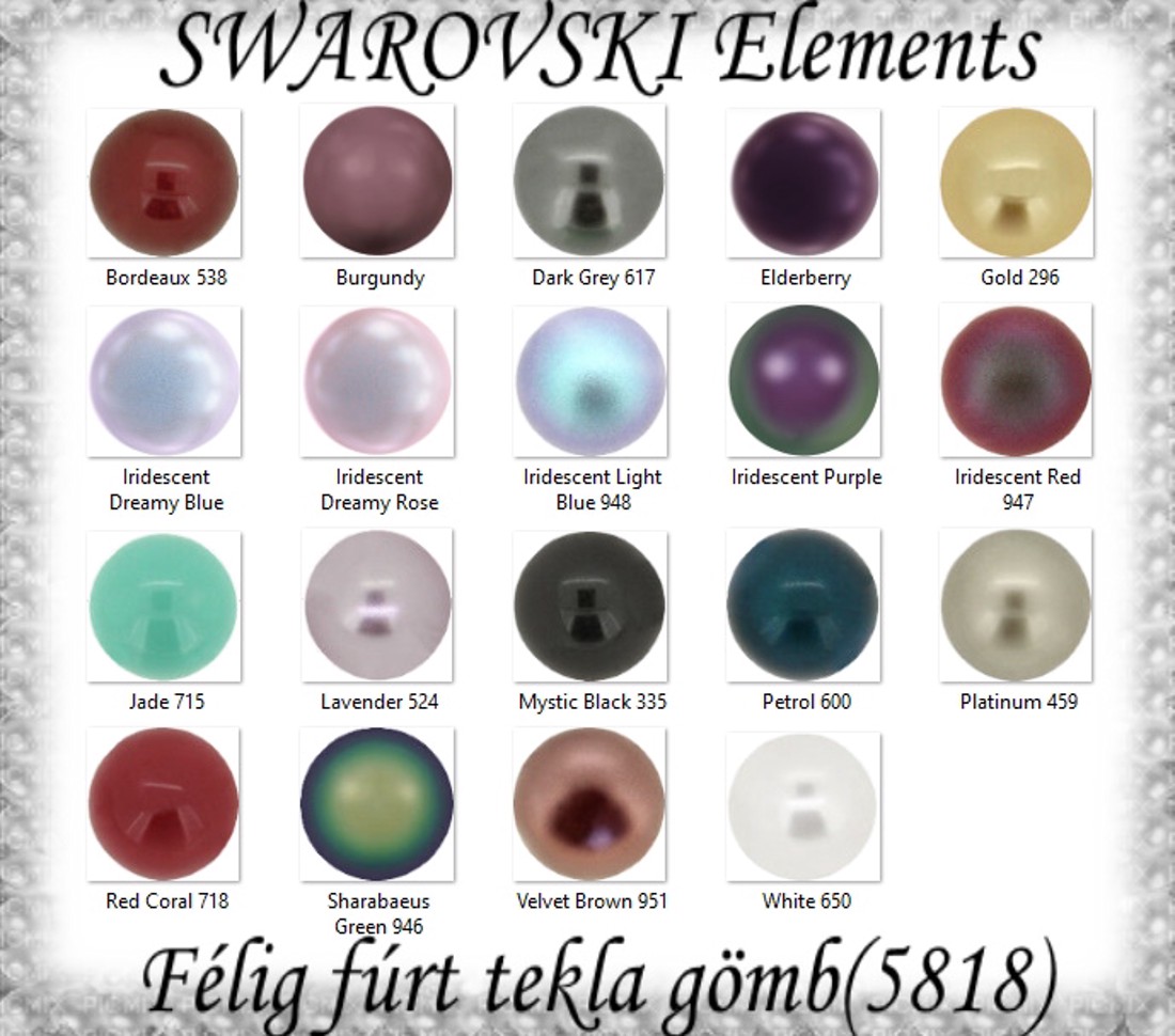 Swarovski cristal pandantiv: sferă semi-forat 6mm în mai multe culori SW5818-6 - - Artynos.ro Swarovski cristal pandantiv: sferă semi-forat 6mm în mai multe culori SW5818-6 - - Artynos.ro