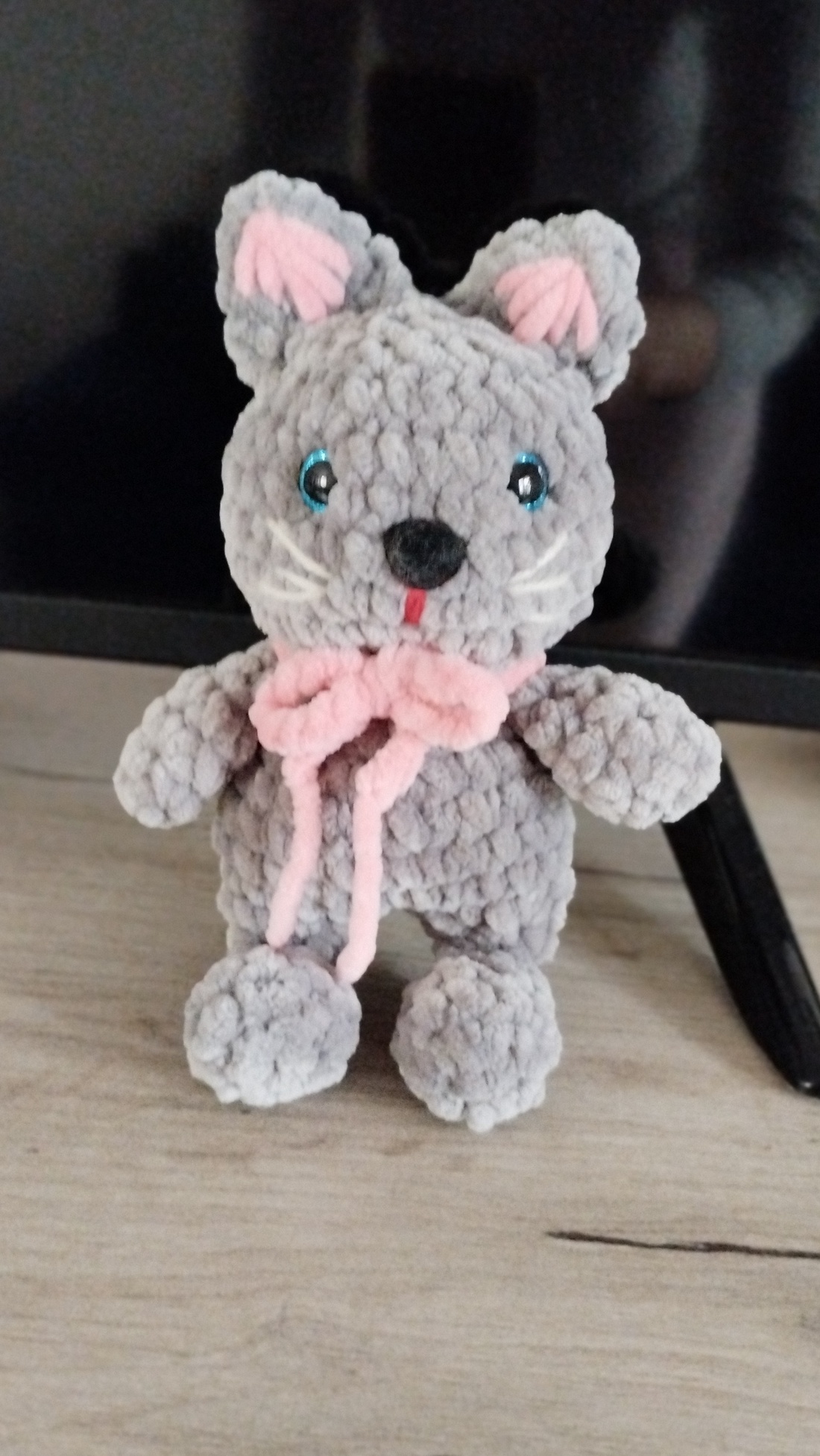 motan din pluș crosetat - jucării și echipamente pentru copii - plușuri - păpușă croșetată, păpușă de pluș - Artynos.ro