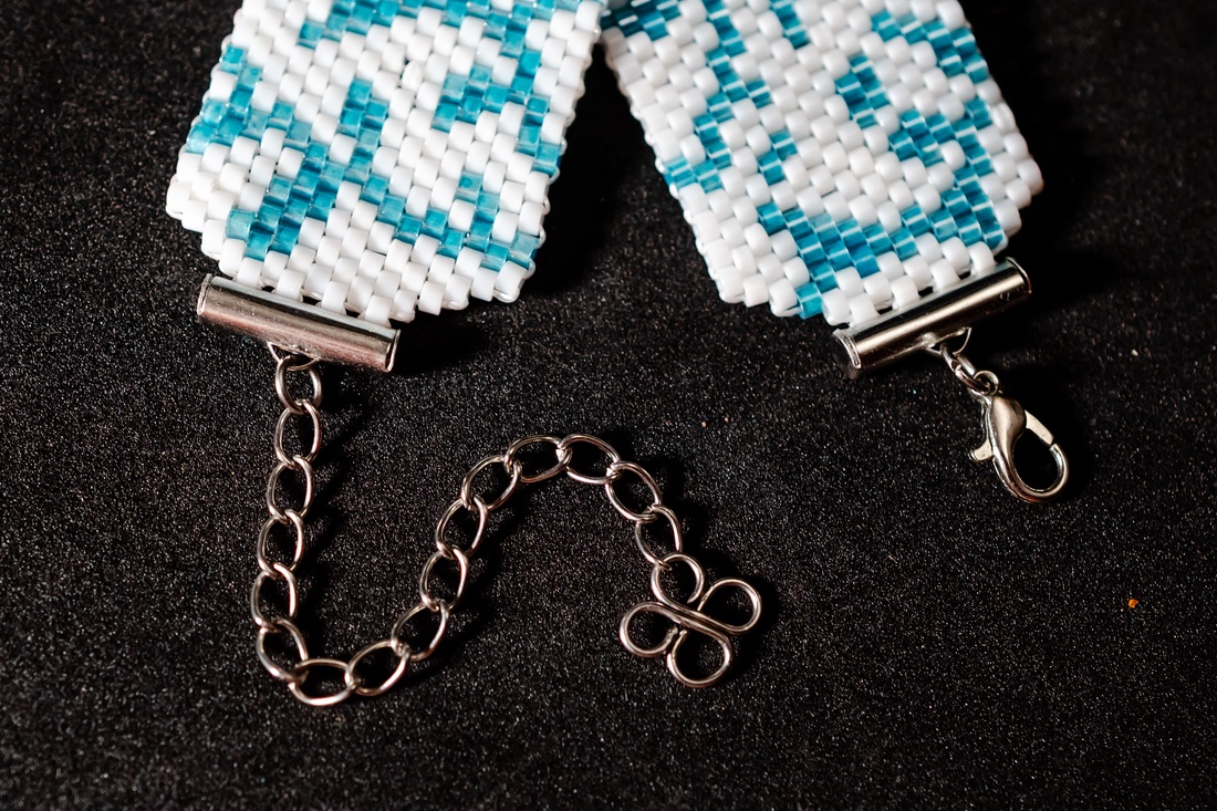 Brățară țesută mărgele miyuki - model Spring - bijuterii - brățări - brățări din mărgele - Artynos.ro