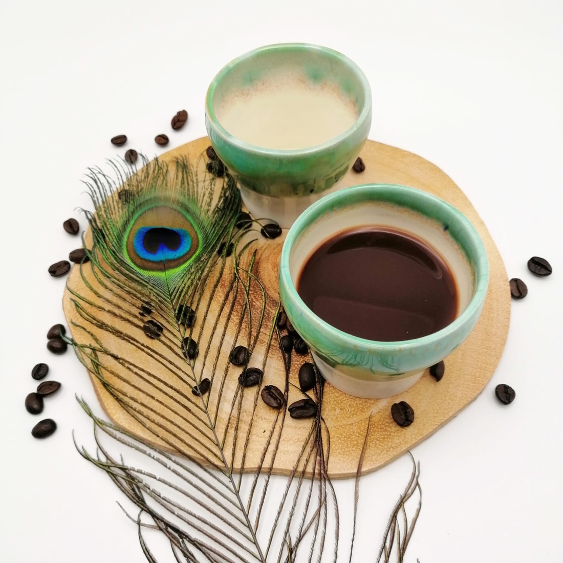 Pahar cafea, verde cu alb, din ceramica, handmade, 200 ml - casă & stil de viață - accesorii pentru echipamente de bucătărie - accesorii de servire - cești cafea, set ceai - Artynos.ro Pahar cafea, verde cu alb, din ceramica, handmade, 200 ml - casă & stil de viață - accesorii pentru echipamente de bucătărie - accesorii de servire - cești cafea, set ceai - Artynos.ro