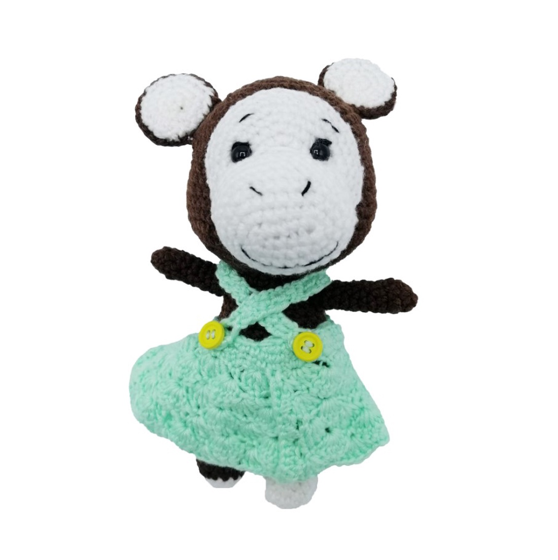 Jucarie maimutica cu rochita verde, crosetata manual, 21 cm - jucării și echipamente pentru copii - plușuri - păpușă croșetată, păpușă de pluș - Artynos.ro Jucarie maimutica cu rochita verde, crosetata manual, 21 cm - jucării și echipamente pentru copii - plușuri - păpușă croșetată, păpușă de pluș - Artynos.ro