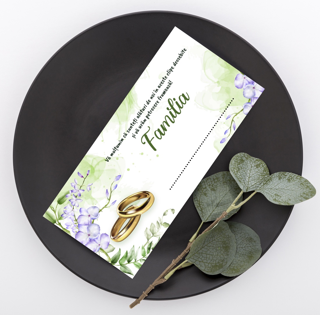 Plic de bani pentru nunta, model elegant cu verighete aurii, flori violet, frunze verzi, mesaj de multumire - accesorii nuntă - amintiri și cadouri de nuntă - cadou nuntă - plic de bani, card - Artynos.ro Plic de bani pentru nunta, model elegant cu verighete aurii, flori violet, frunze verzi, mesaj de multumire - accesorii nuntă - amintiri și cadouri de nuntă - cadou nuntă - plic de bani, card - Artynos.ro