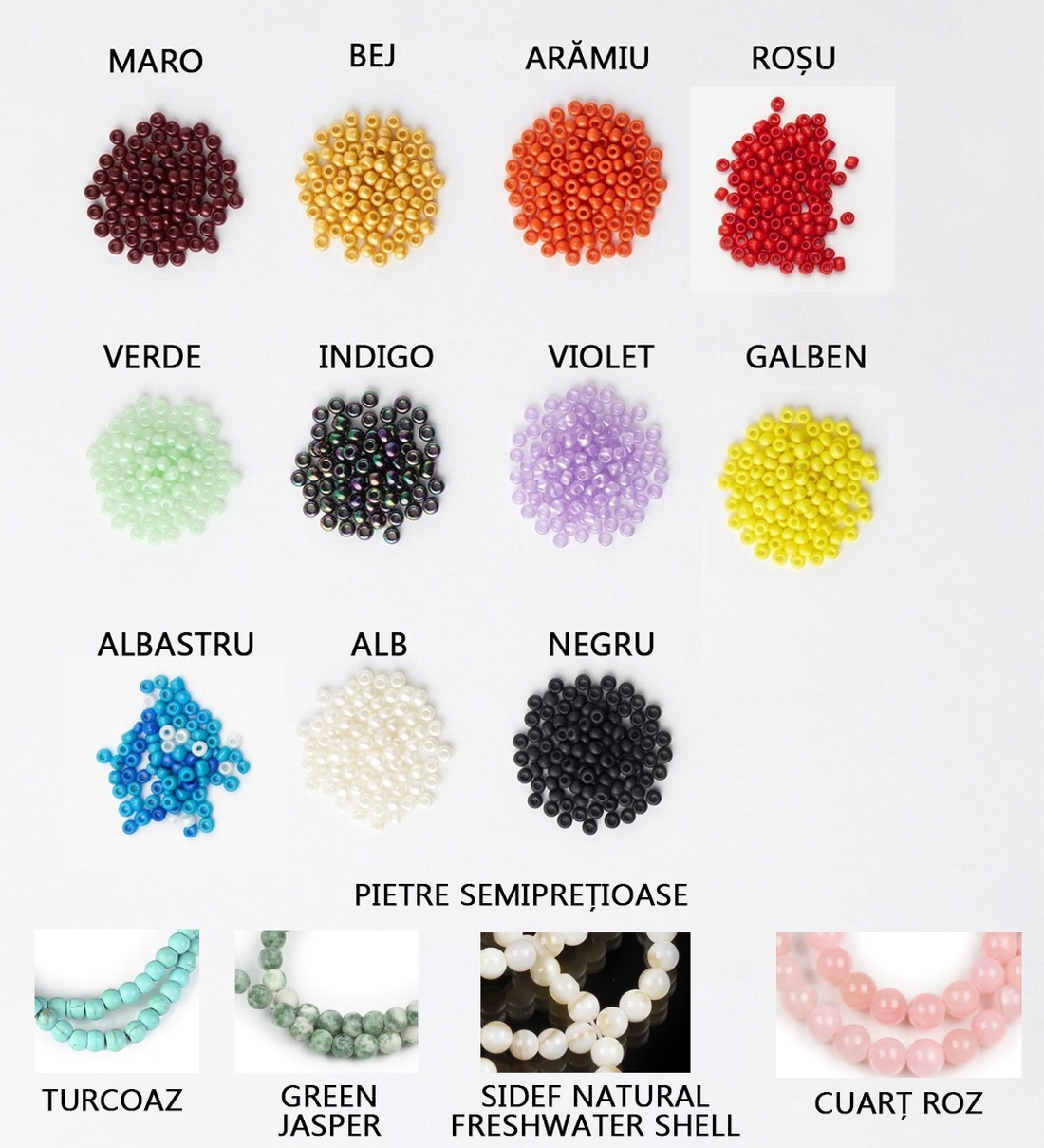 Brățară Personalizabilă cu Pietre Naturale, Mărgele Colorate și Cartonaș cu mesaj - bijuterii - brățări - brățări din pietre semiprețioase - Artynos.ro