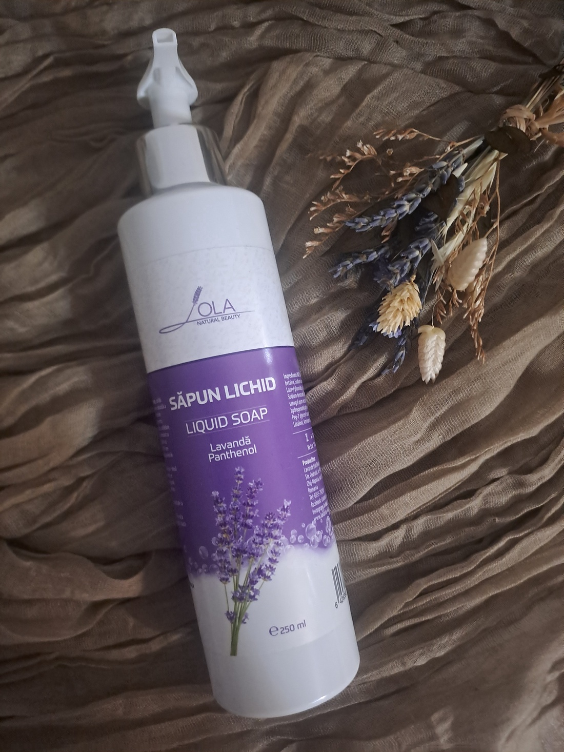 Săpun lichid cu lavandă și panthenol Lola Natural Beauty - igienă și înfrumusețare - săpunuri și articole de igienă - bureți de baie - Artynos.ro