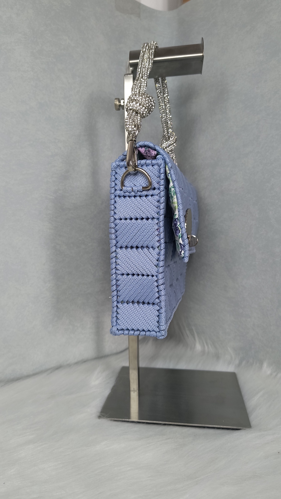 Geanta albastra handmade - genți și portofele - genți de mână și umăr - geantă casual - Artynos.ro