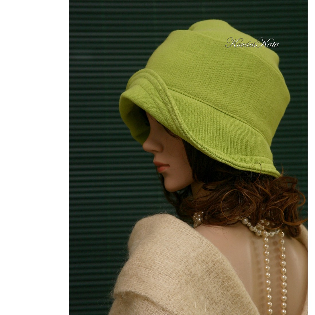 ERNA cloche - extravagáns flapper kalap - îmbrăcăminte și modă - eșarfe, pălării, fularuri - pălărie - Artynos.ro