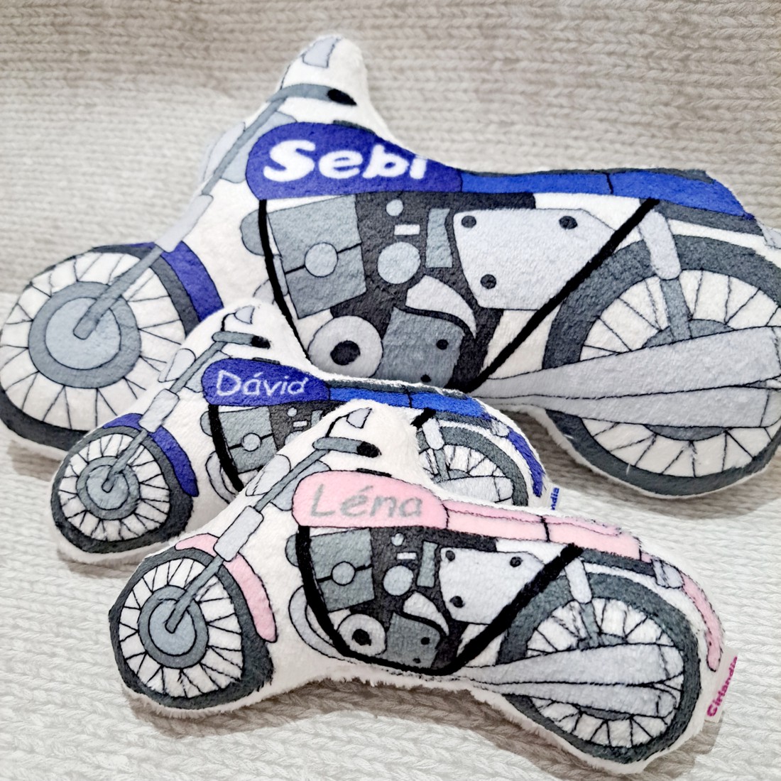 Pernă de dormit pentru motocicletă, pernă pentru vehicul, pernă unică, cadou personalizat -  - Artynos.ro