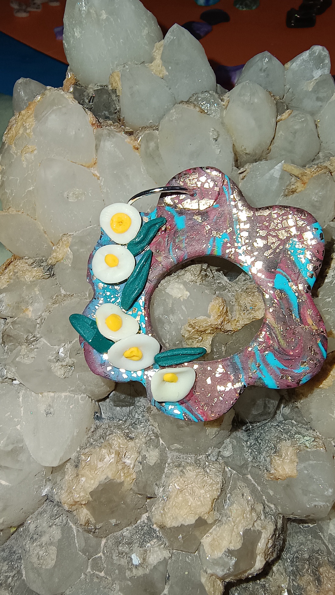 Floare cu flori - bijuterii - coliere - pandative - Artynos.ro