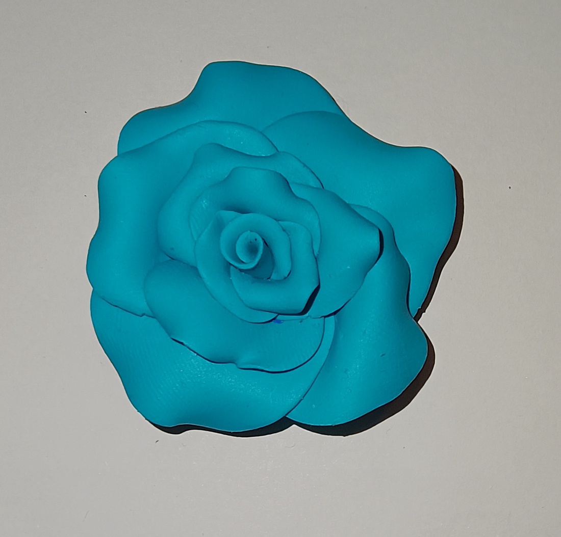 Trandafiri turqoise  - bijuterii - seturi de bijuterii - Artynos.ro