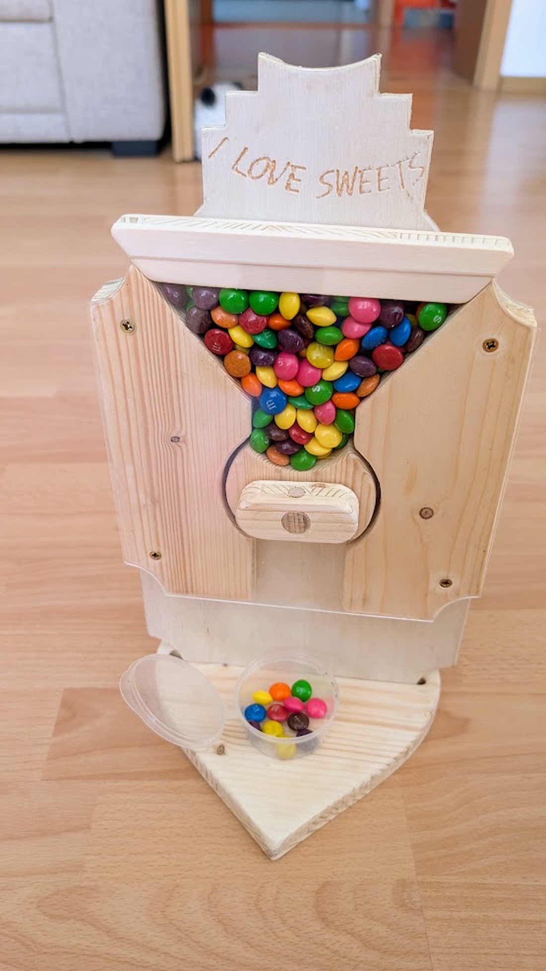 Dozator bomboane mici 20x35x3.5cm - casă & stil de viață - decorațiuni de casă - decorațiuni de masă și rafturi - decorațiuni de masă - Artynos.ro
