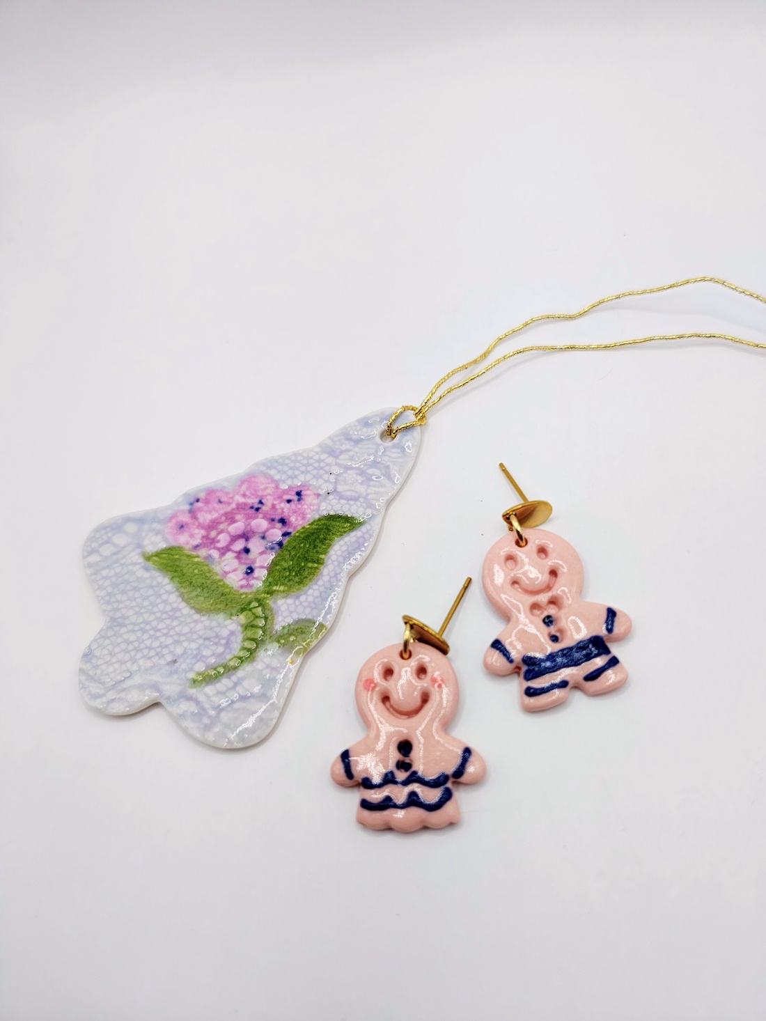 Cercei Gingerbread  - bijuterii - cercei - cercei cu figurine - Artynos.ro