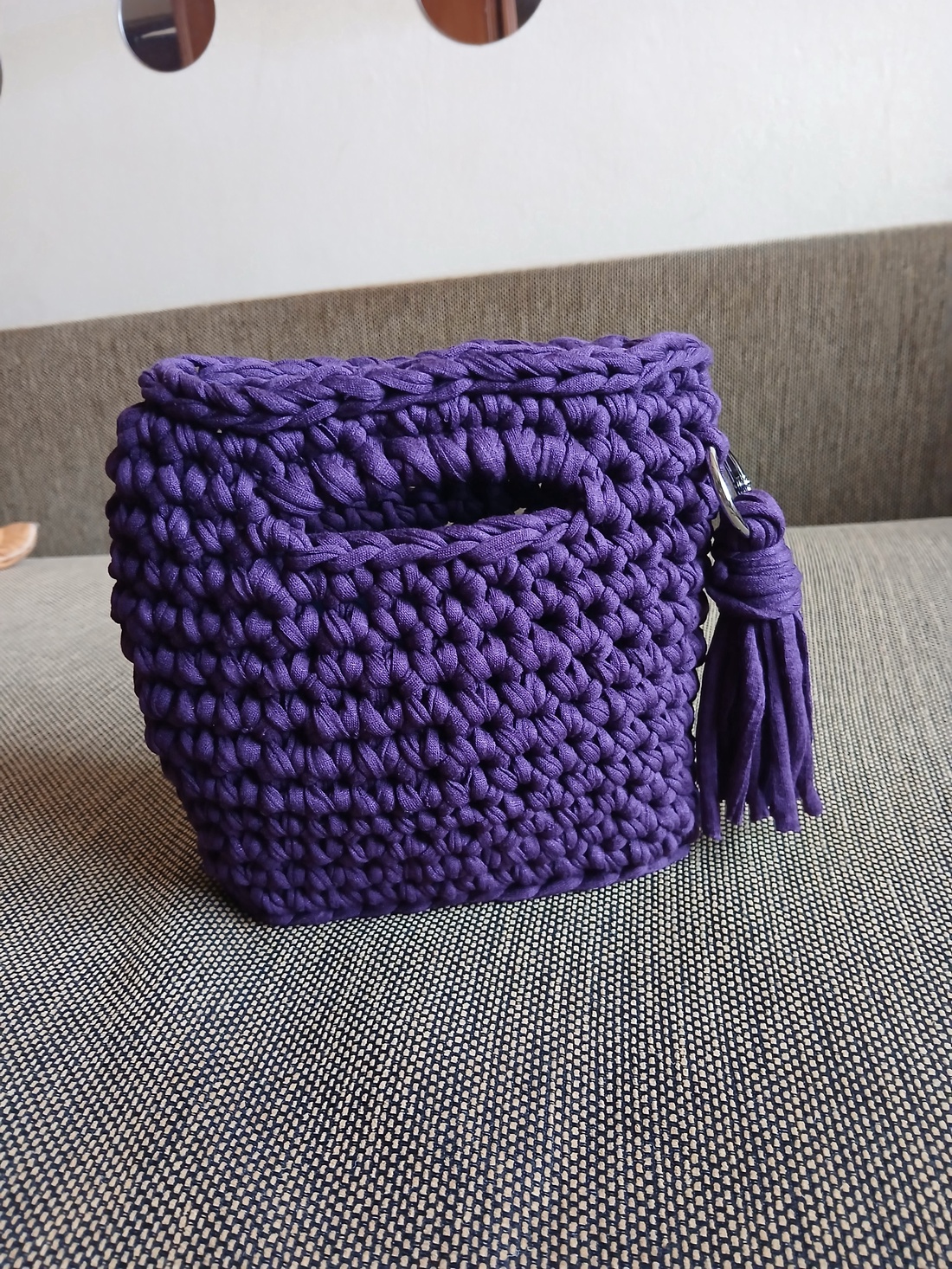 Geanta crosetata - genți și portofele - accesorii genți - decorațiuni de genți - Artynos.ro