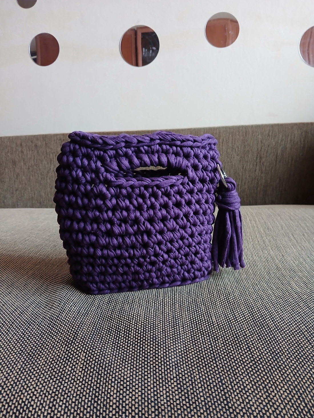 Geanta crosetata - genți și portofele - accesorii genți - decorațiuni de genți - Artynos.ro