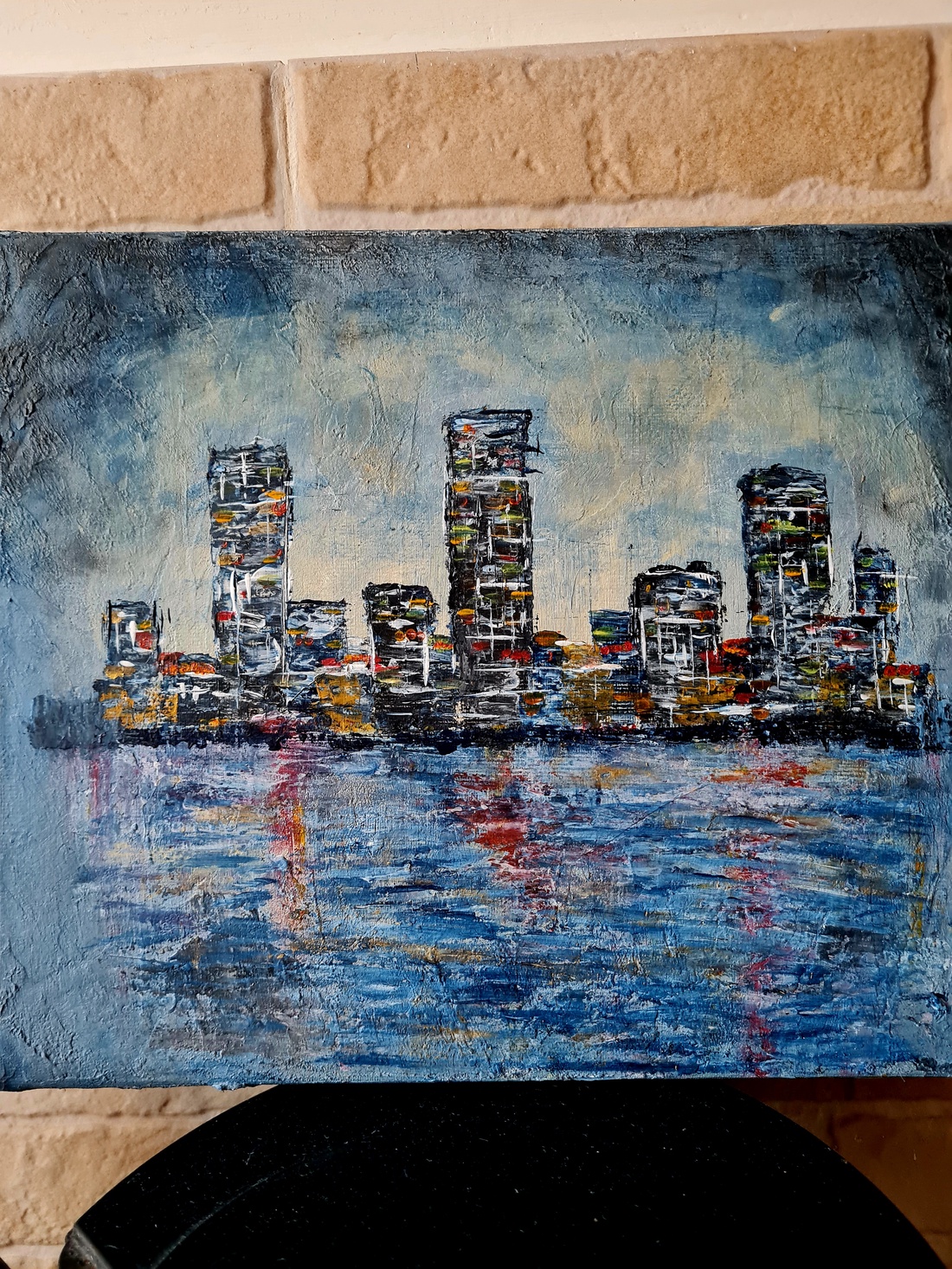 Luminile orașului - arte vizuale și accesorii - picturi - pictură acrilică - Artynos.ro Luminile orașului - arte vizuale și accesorii - picturi - pictură acrilică - Artynos.ro