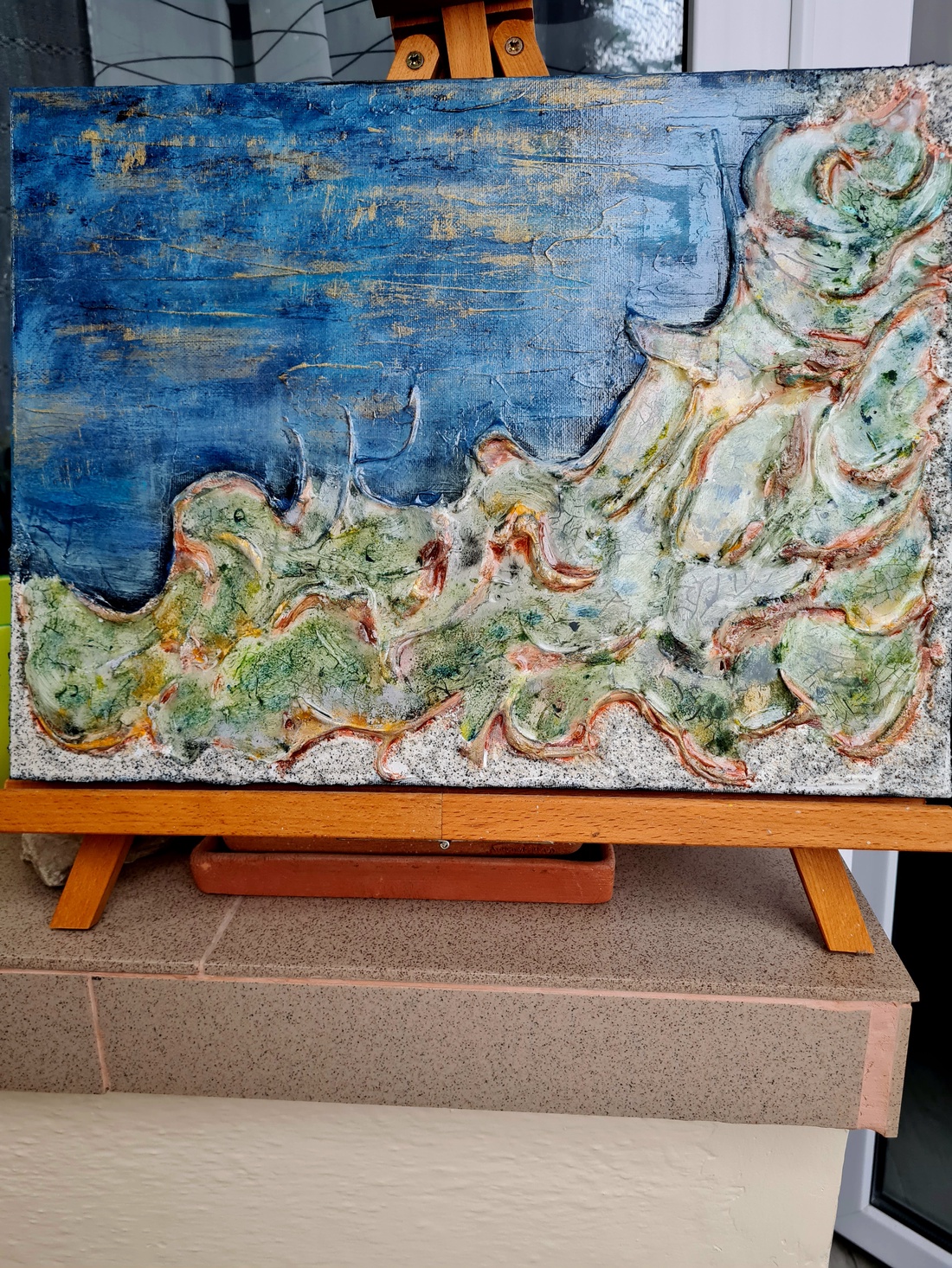 The lake - arte vizuale și accesorii - picturi - picturi în tehnică mixtă - Artynos.ro The lake - arte vizuale și accesorii - picturi - picturi în tehnică mixtă - Artynos.ro