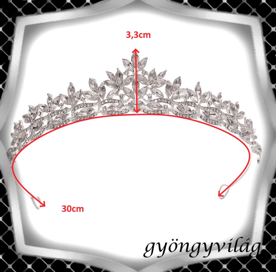 Seturi de bijuterii: set de bijuterii pentru nuntă, mireasă, casual + diademă ES-SZT17-1 - accesorii nuntă - bijuterii mireasă - set bijuterii de mireasă - Artynos.ro