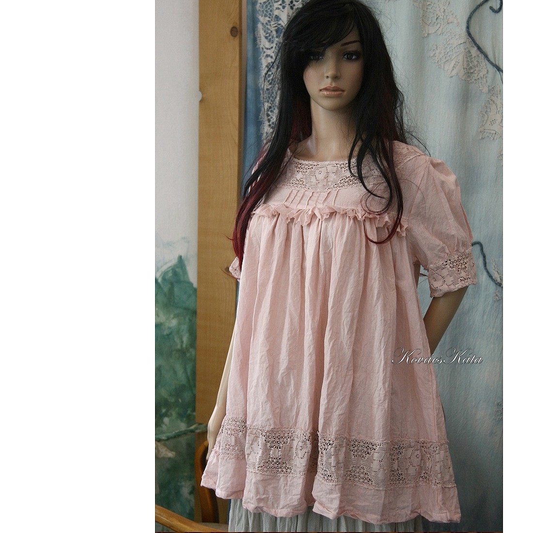 HAJNI TUNIKA - shabby chic design felső - îmbrăcăminte și modă - haine damă - tunică - Artynos.ro