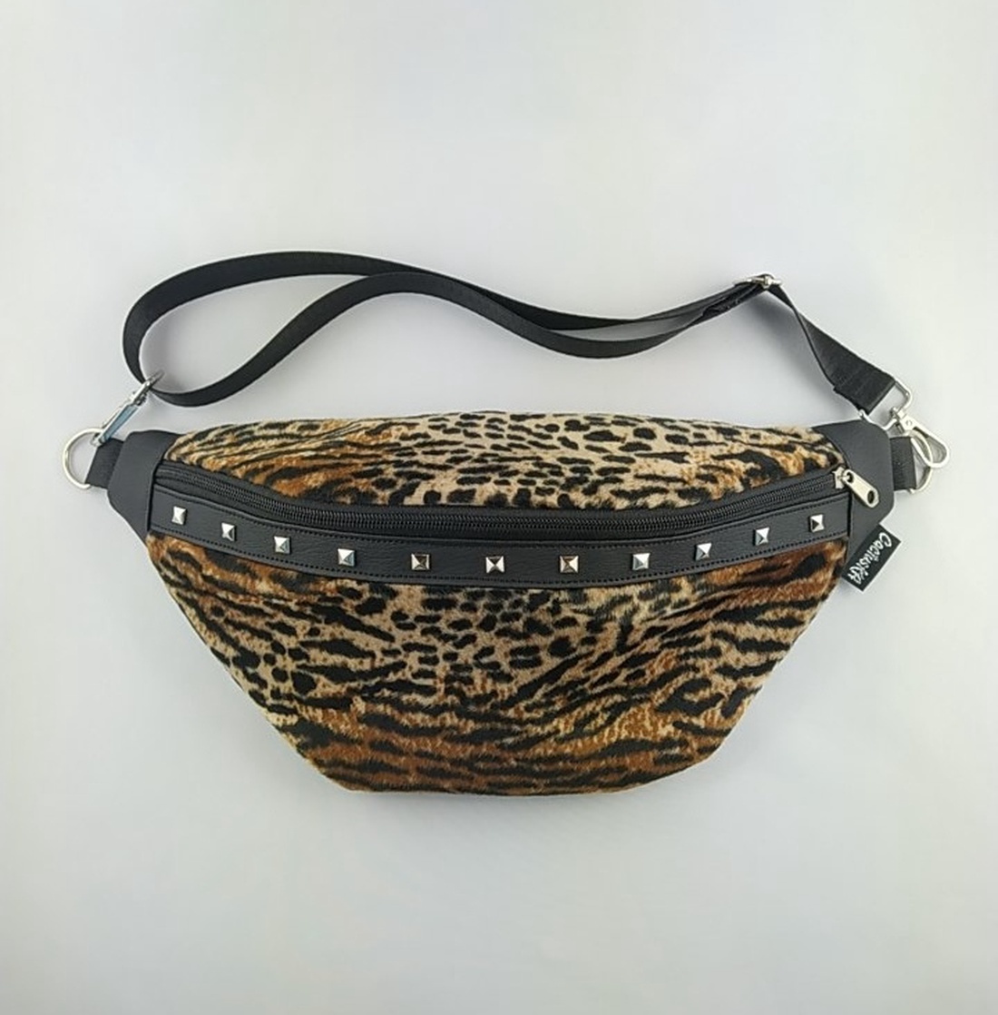 Geantă tip centură / crossbody -  imprimeu animal de plus - genți și portofele - genți de mână și umăr - geantă crossbody - Artynos.ro