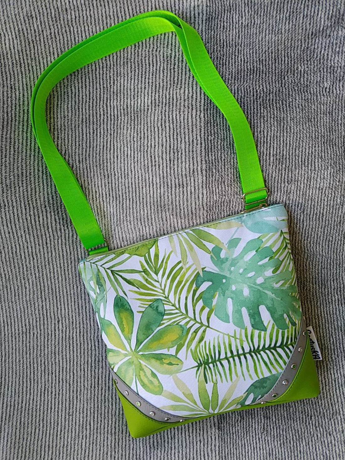 Monstera frunze geantă laterală - genți și portofele - genți de mână și umăr - geantă crossbody - Artynos.ro