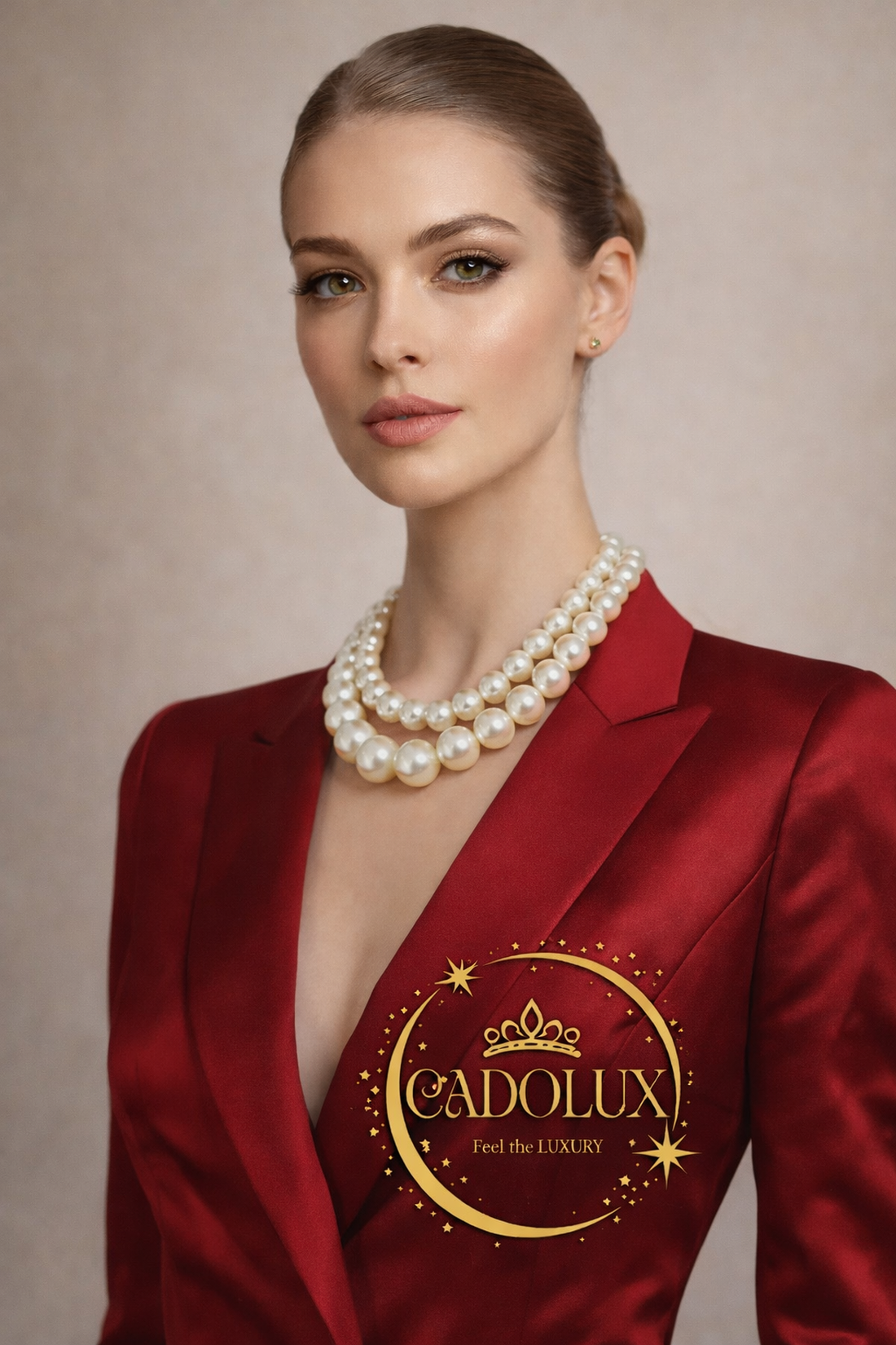 2 Coliere din Perle faux Ivory Imperial Pearls Cadolux - bijuterii - coliere - coliere din perle - Artynos.ro