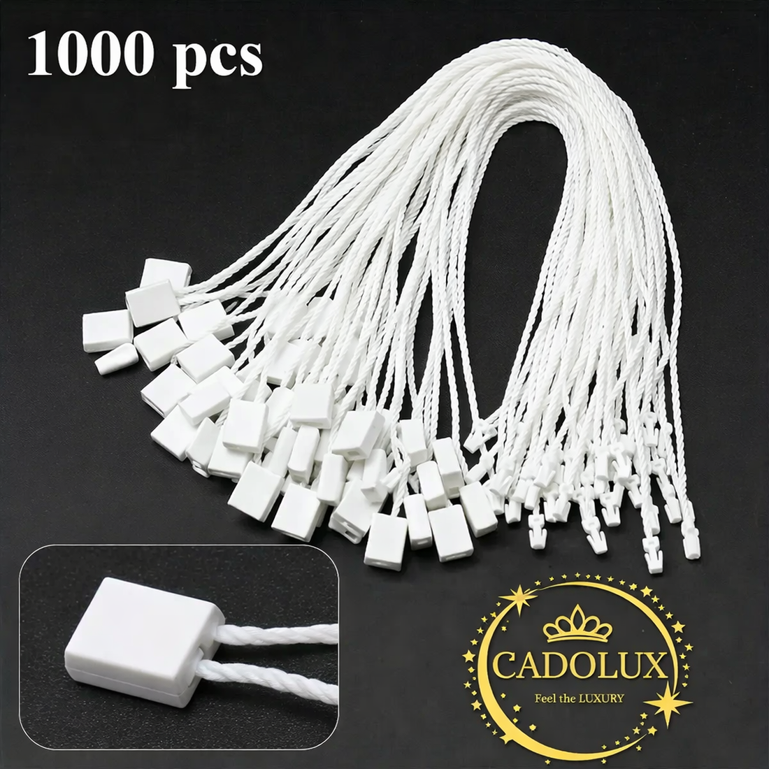 1000 Snururi Sigiliu pentru Etichete Cadolux - accessorii și unelte - material de împachetare - șnur - Artynos.ro