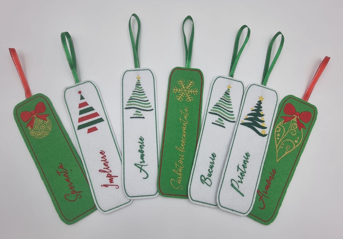 Semne carte brodate - cărți și creații cu tematică muzicală, cadouri - semn de carte - Artynos.ro